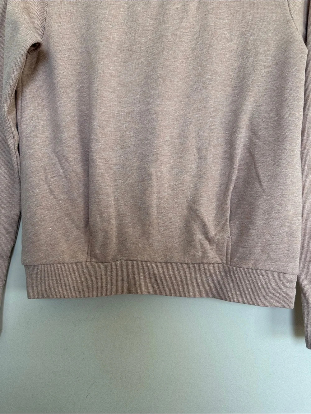 ALO Yoga Blush Pink Cowl Neck Sweater